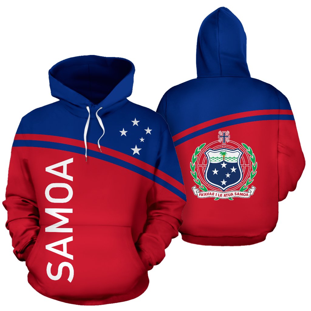 Samoa All Over Hoodie - Polynesian Curve Version