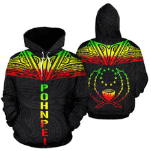 Load image into Gallery viewer, Pohnpei All Over Hoodie - Reggae Neck Style