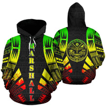Load image into Gallery viewer, Marshall Islands All Over Hoodie - Reggae Tattoo Style