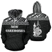 Load image into Gallery viewer, New Caledonia All Over Hoodie - Polynesian Black Version