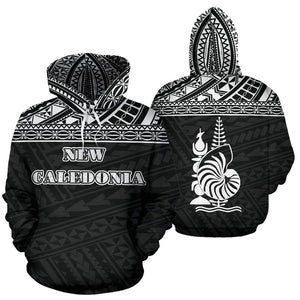 New Caledonia All Over Hoodie - Polynesian Black Version