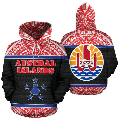 Austral Islands All Over Hoodie - Polynesian Hoodie Style