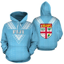 Load image into Gallery viewer, Fiji All Over Hoodie - Flag Color Sailor Style 
