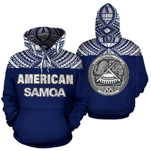 Load image into Gallery viewer, American Samoa All Over Hoodie - Polynesian Blue Version