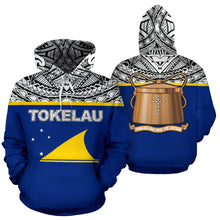 Load image into Gallery viewer, Tokelau All Over Hoodie - Polynesian Hoodie Style