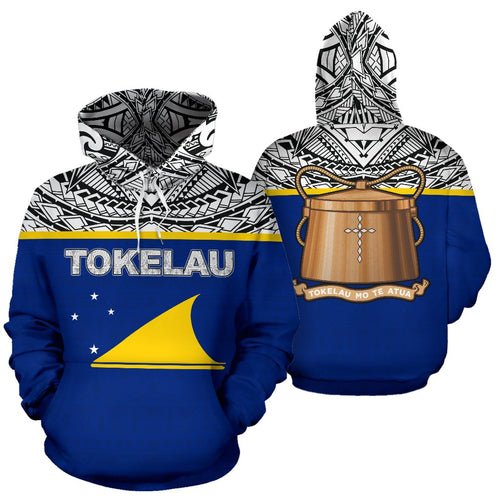 Tokelau All Over Hoodie - Polynesian Hoodie Style