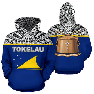 Tokelau All Over Hoodie - Polynesian Hoodie Style