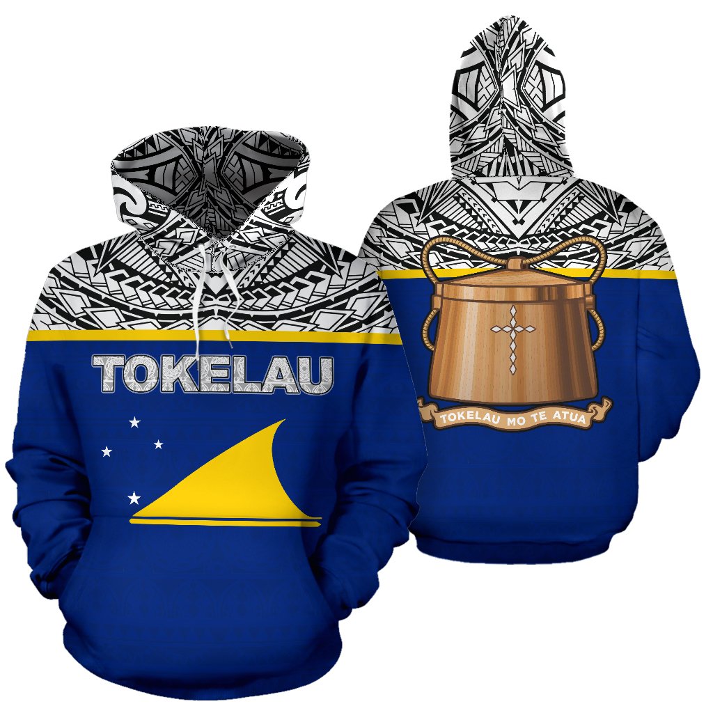 Tokelau All Over Hoodie - Polynesian Hoodie Style