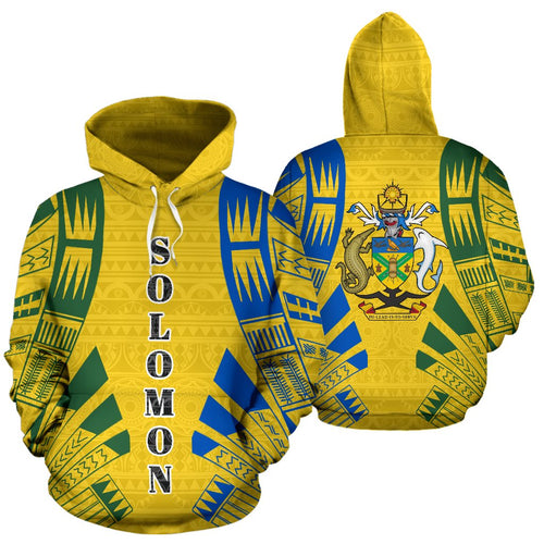 Solomon All Over Hoodie - Polynesian Tattoo Style