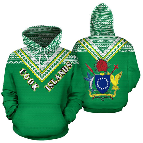Cook Islands All Over Hoodie - Polynesian Hoodie Style