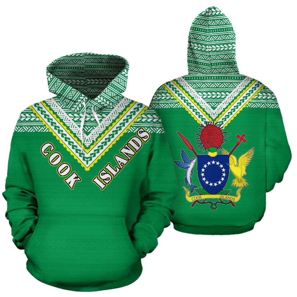 Cook Islands All Over Hoodie - Polynesian Hoodie Style