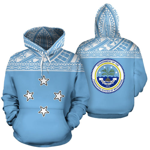 Federated States Of Micronesia All Over Hoodie - Polynesian Hoodie Styl