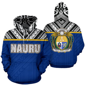 Nauru All Over Hoodie - Polynesian Hoodie Style