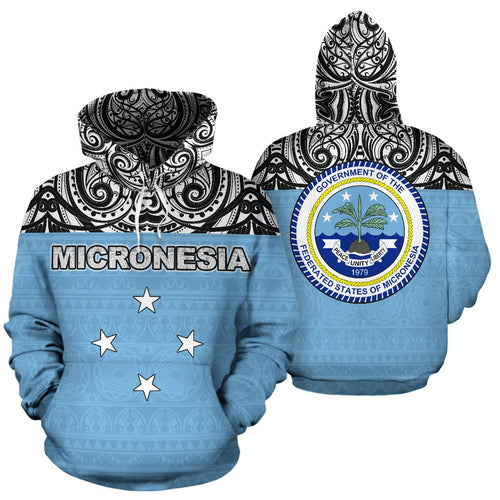 Federated States of Micronesia All Over Hoodie - Polynesian Hoodie Style