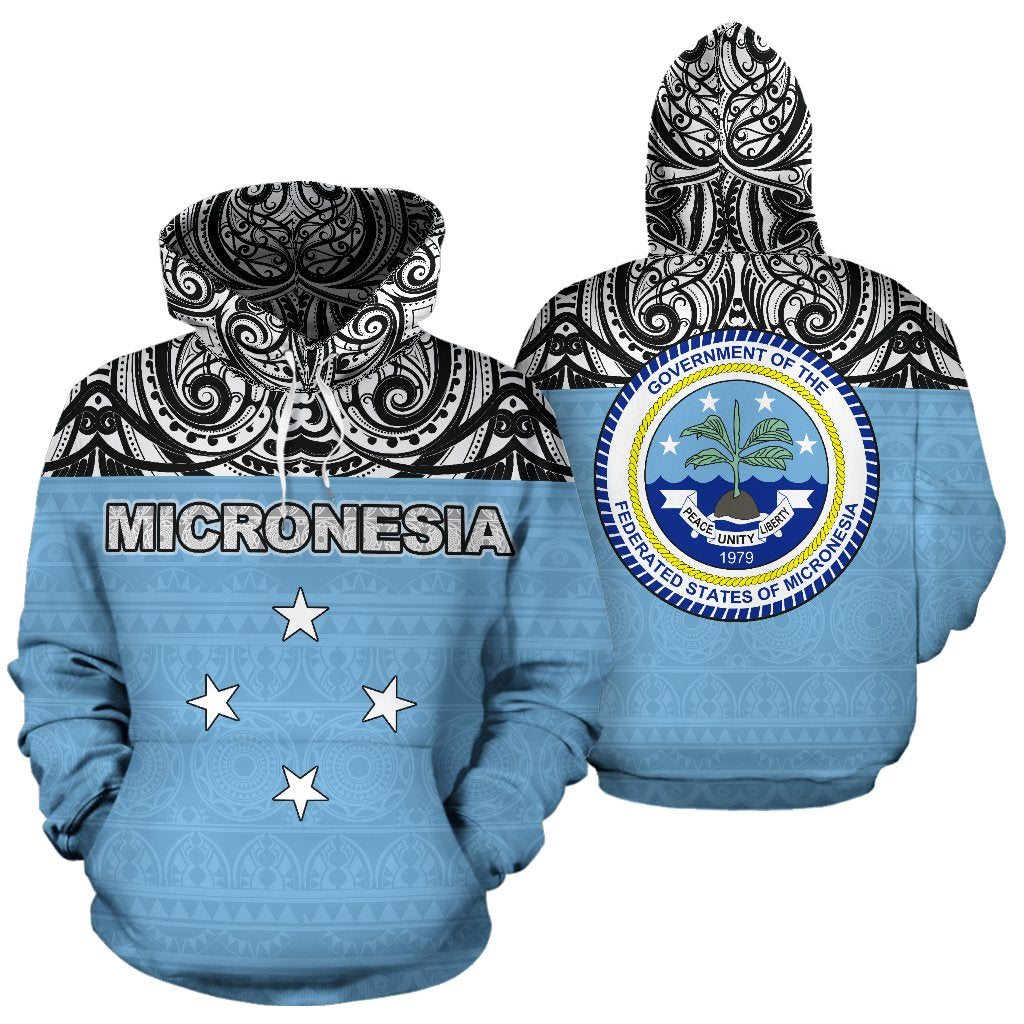 Federated States of Micronesia All Over Hoodie - Polynesian Hoodie Style