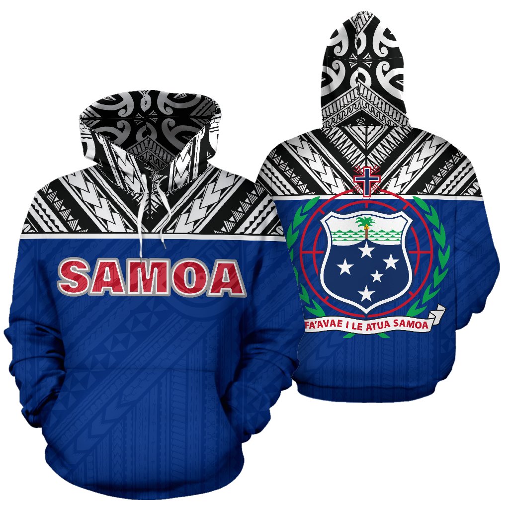 Samoa All Over Hoodie - Polynesian New Version - BN09