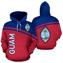 Load image into Gallery viewer, Guam All Over Hoodie - Polynesian Curve Version