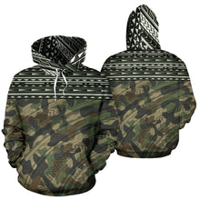 Load image into Gallery viewer, Poly All Over Hoodie - Polynesian Army