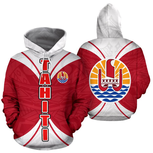Tahiti All Over Hoodie - Polynesian Impact Version