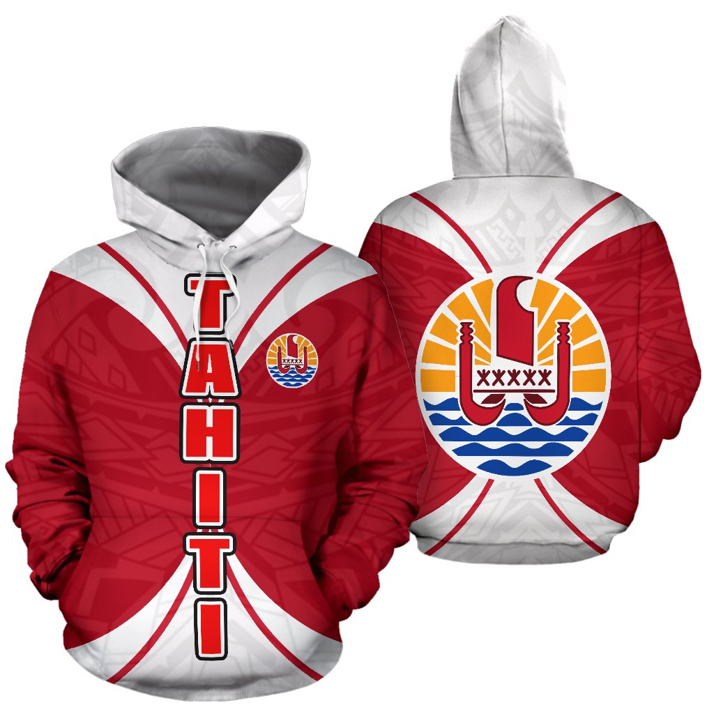 Tahiti All Over Hoodie - Polynesian Impact Version