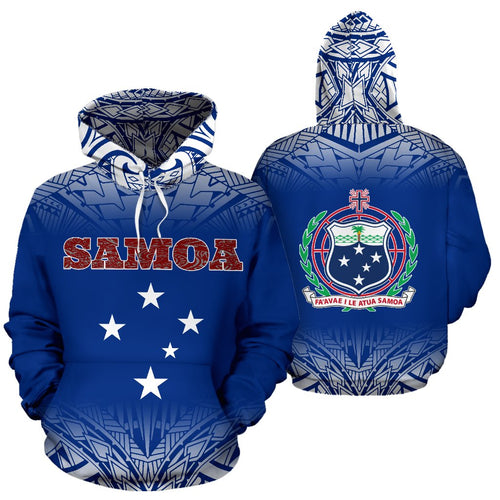 Samoa All Over Hoodie - Polynesian Fog Version