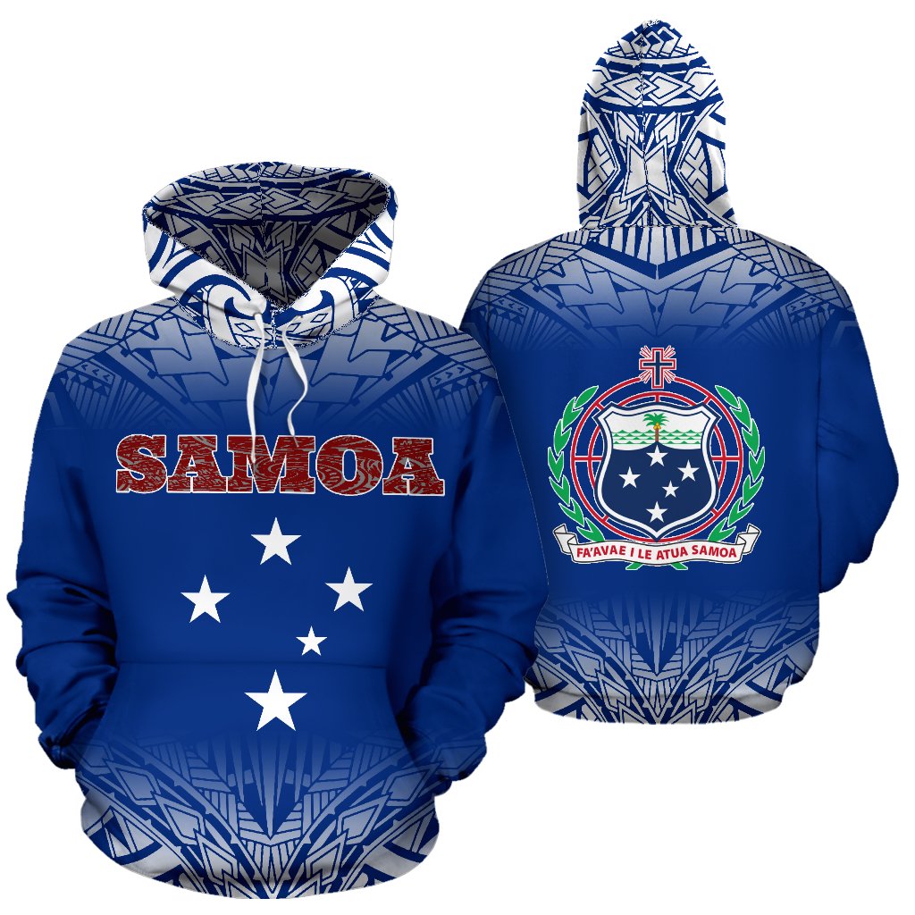 Samoa All Over Hoodie - Polynesian Fog Version