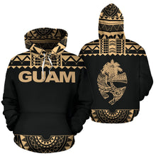 Load image into Gallery viewer, Guam All Over Hoodie - Polynesian Gold Version