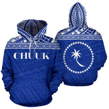 Load image into Gallery viewer, Chuuk State All Over Hoodie - Federated States Of Micronesia