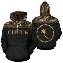 Load image into Gallery viewer, Chuuk State All Over Hoodie - Gold Version 