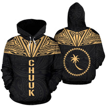 Load image into Gallery viewer, Chuuk All Over Hoodie - Gold Neck Style - BN04