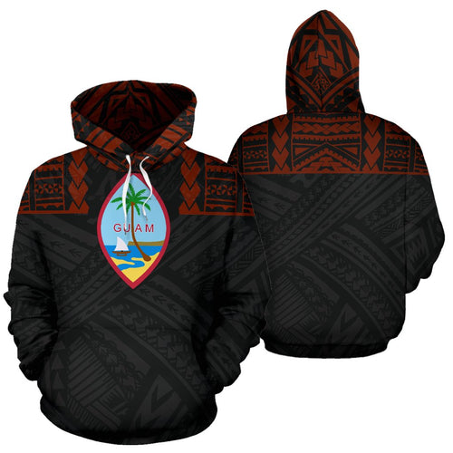 Guam All Over Hoodie - Polynesian Is Front