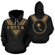 Load image into Gallery viewer, Chuuk All Over Hoodie - Gold Sailor Style 