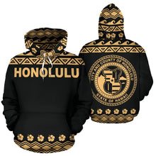 Load image into Gallery viewer, Honolulu All Over Hoodie - Polynesian Design