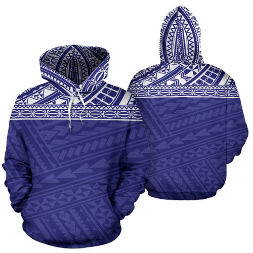 Poly All Over Hoodie - Polynesian Blue Version - BN04