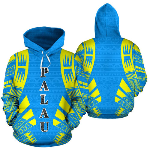 Palau All Over Hoodie - Polynesian Tattoo Style