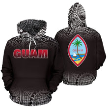 Load image into Gallery viewer, Guam All Over Hoodie - Polynesian Fog Black Version