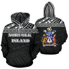 Load image into Gallery viewer, Norfolk All Over Hoodie - Polynesian Black Version