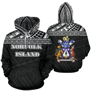 Norfolk All Over Hoodie - Polynesian Black Version