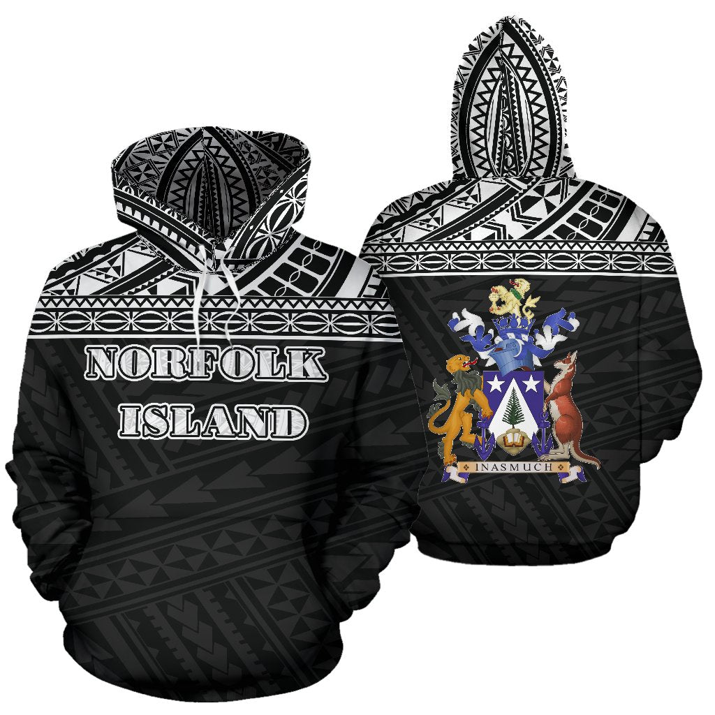 Norfolk All Over Hoodie - Polynesian Black Version