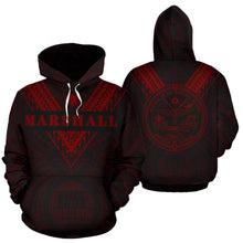 Load image into Gallery viewer, Marshall Islands All Over Hoodie - Red Sailor Style