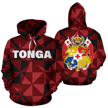 Load image into Gallery viewer, Tonga All Over Hoodie - Pattern Style