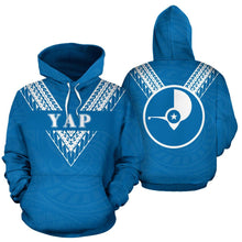 Load image into Gallery viewer, Yap All Over Hoodie - Blue Sailor Style
