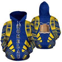 Load image into Gallery viewer, Tokelau All Over Hoodie - Polynesian Tattoo Style