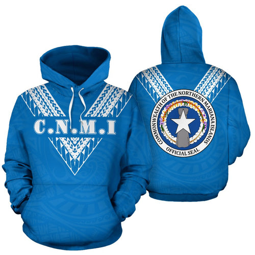 Northern Mariana Islands All Over Hoodie - Polynesian Style