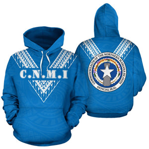Northern Mariana Islands All Over Hoodie - Polynesian Style