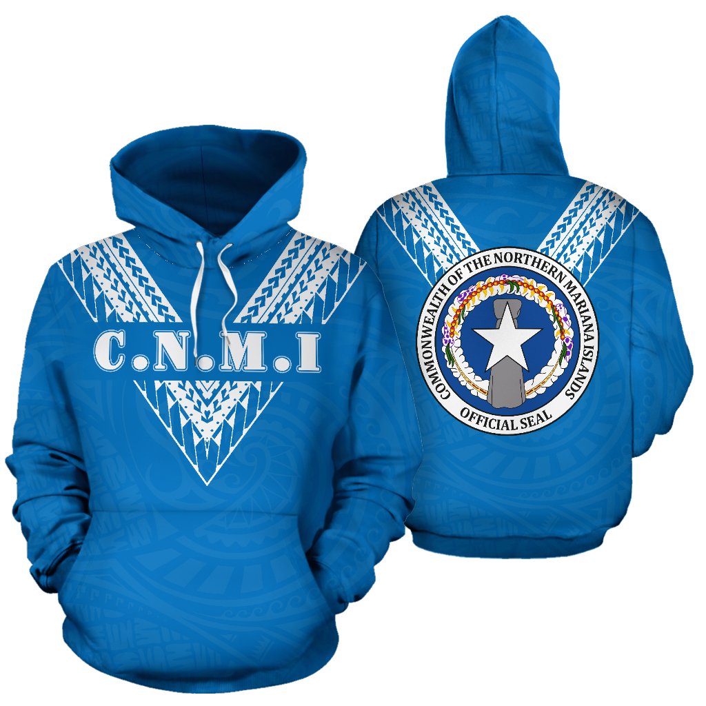 Northern Mariana Islands All Over Hoodie - Polynesian Style